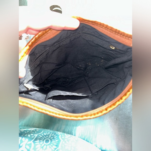 Aztec geometric, small saddle, Crossbody bag faux leather - Picture 7 of 12